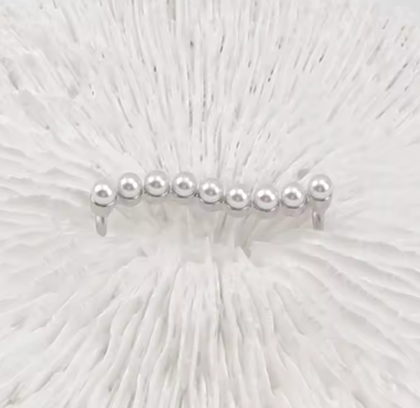 Boucles de décoration de chaussures argentées