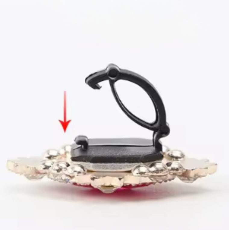 Luxuriöser Schuhclip „Blüte“ – Perlen & Strass-Highlight