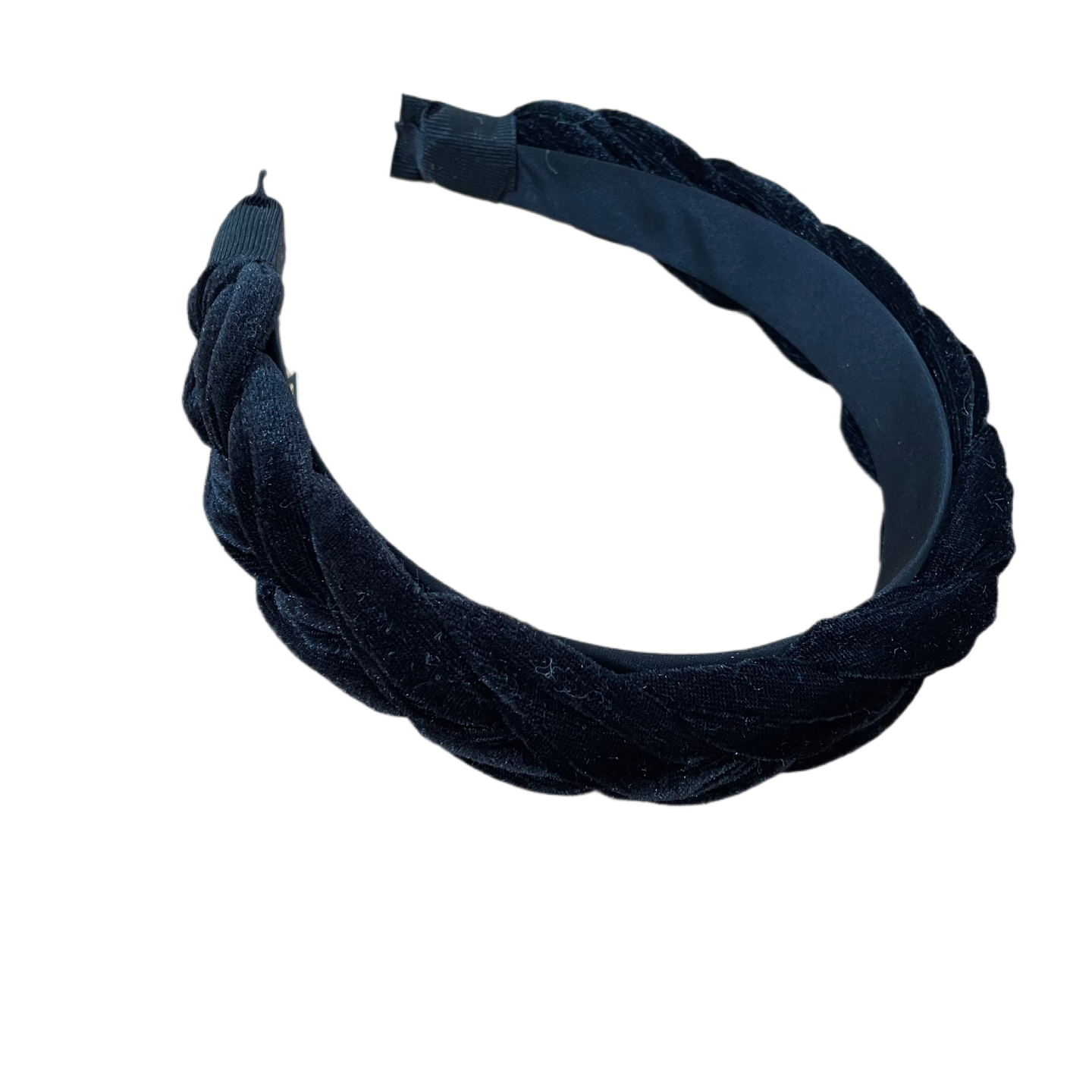 Bandeau en satin tressé