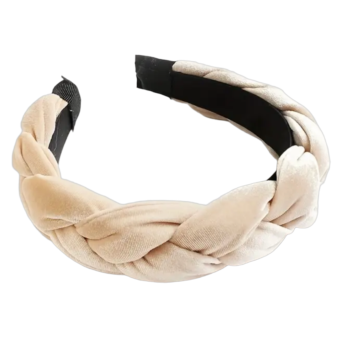 Bandeau en velours tressé