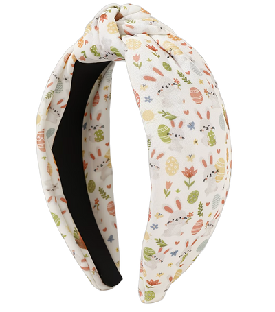 Hoppelzauber Minimal: Dezenter Haarreif mit Osterdruck und Knoten