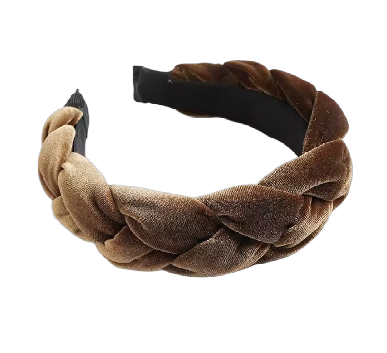 Bandeau en velours tressé