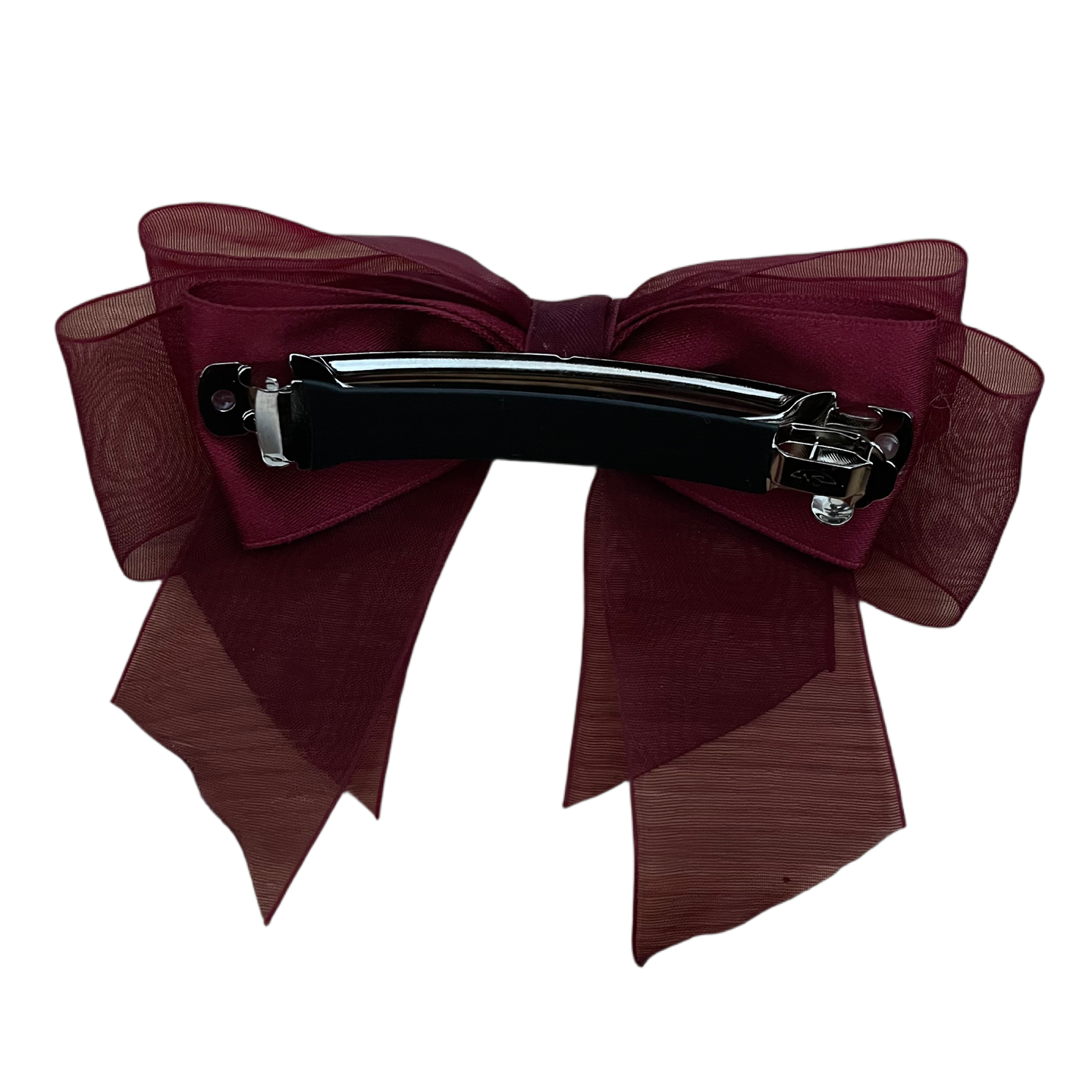 Romantic Organza – Haarklammer mit zarter Schleife