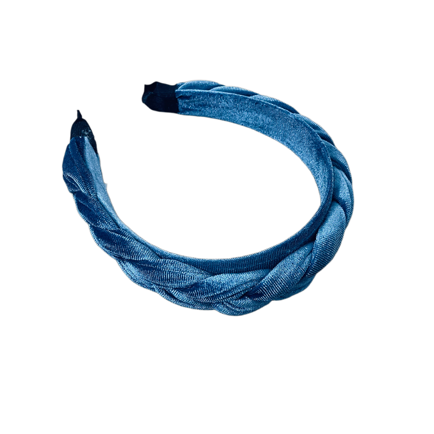 Bandeau en satin tressé