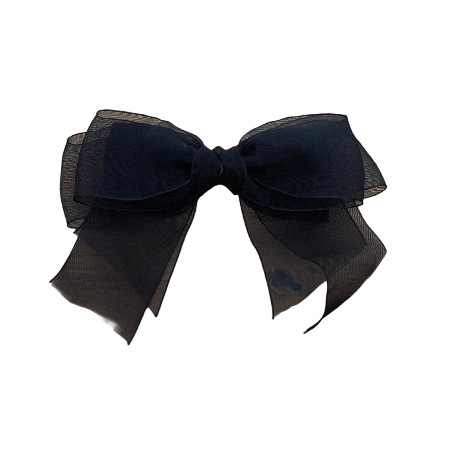 Romantic Organza – Haarklammer mit zarter Schleife