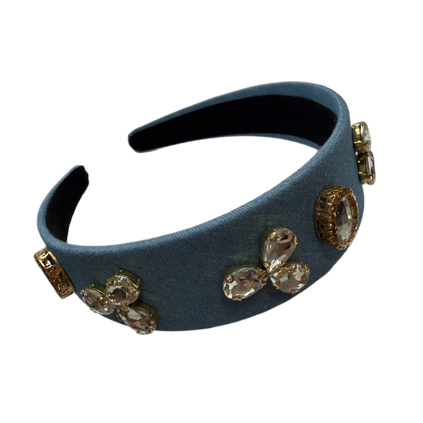 Urban Sparkle — Denimreif mit eleganten Strassornamenten