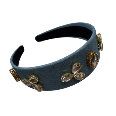 Urban Sparkle — Denimreif mit eleganten Strassornamenten