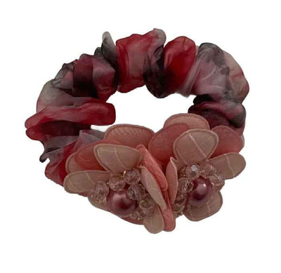 Haargummi mit Doppelblume