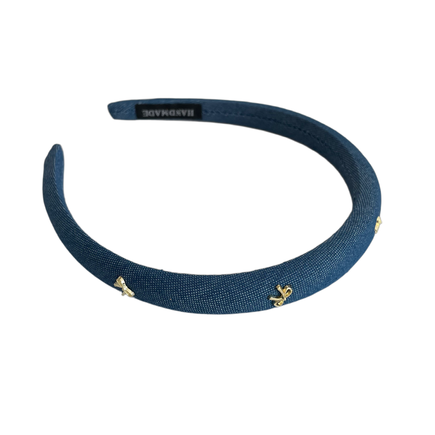 Sweet Denim – Haarreifen mit mini Schleifchen