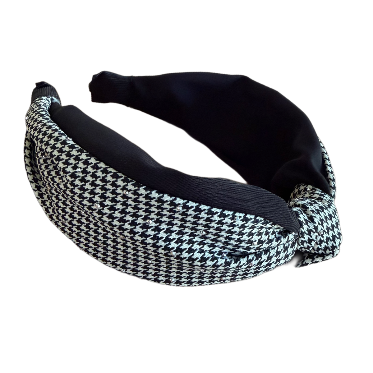 Haarreifen Hahnentritt Schwarz-Weiss – zeitloser Chic mit besonderem Twist