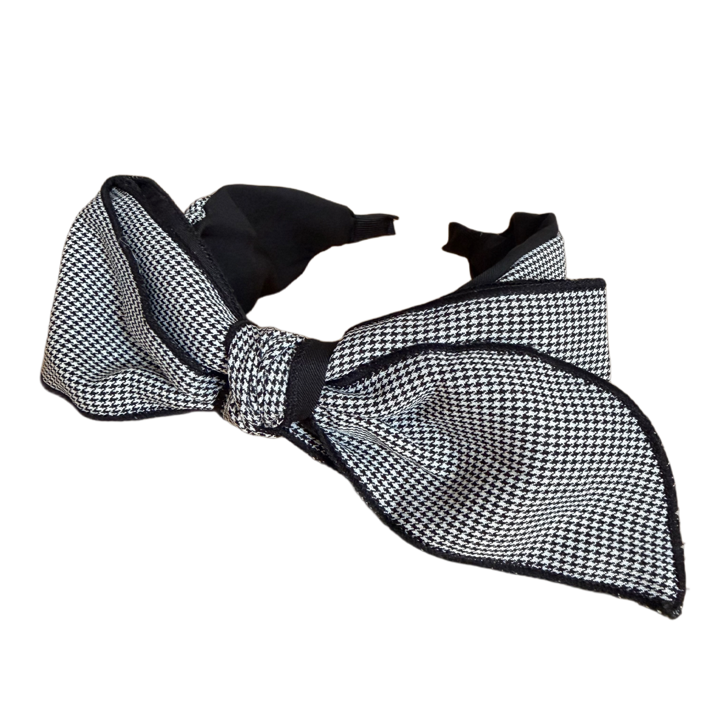 Haarreifen Hahnentritt Schwarz-Weiss – zeitloser Chic mit besonderem Twist