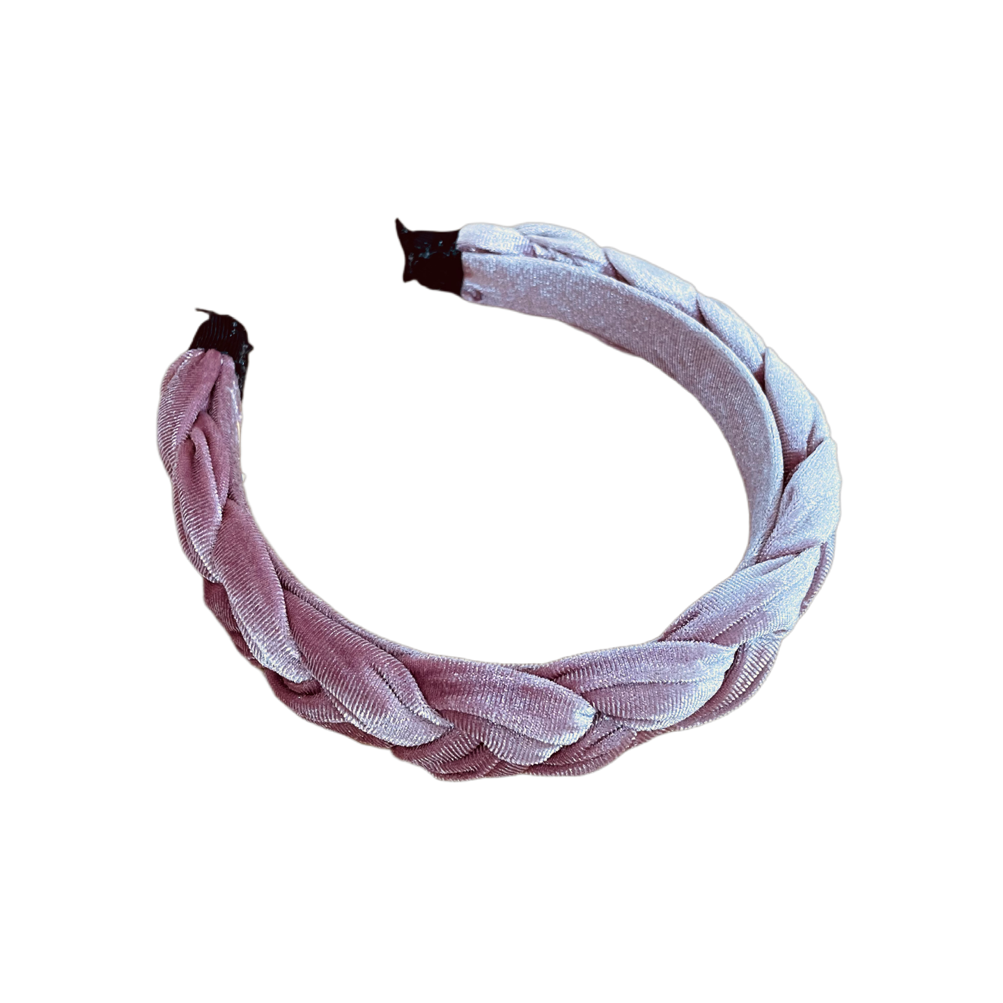 Ein Hauch von Luxus: Geflochtener Samthaarreif für stilvolle Auftritte