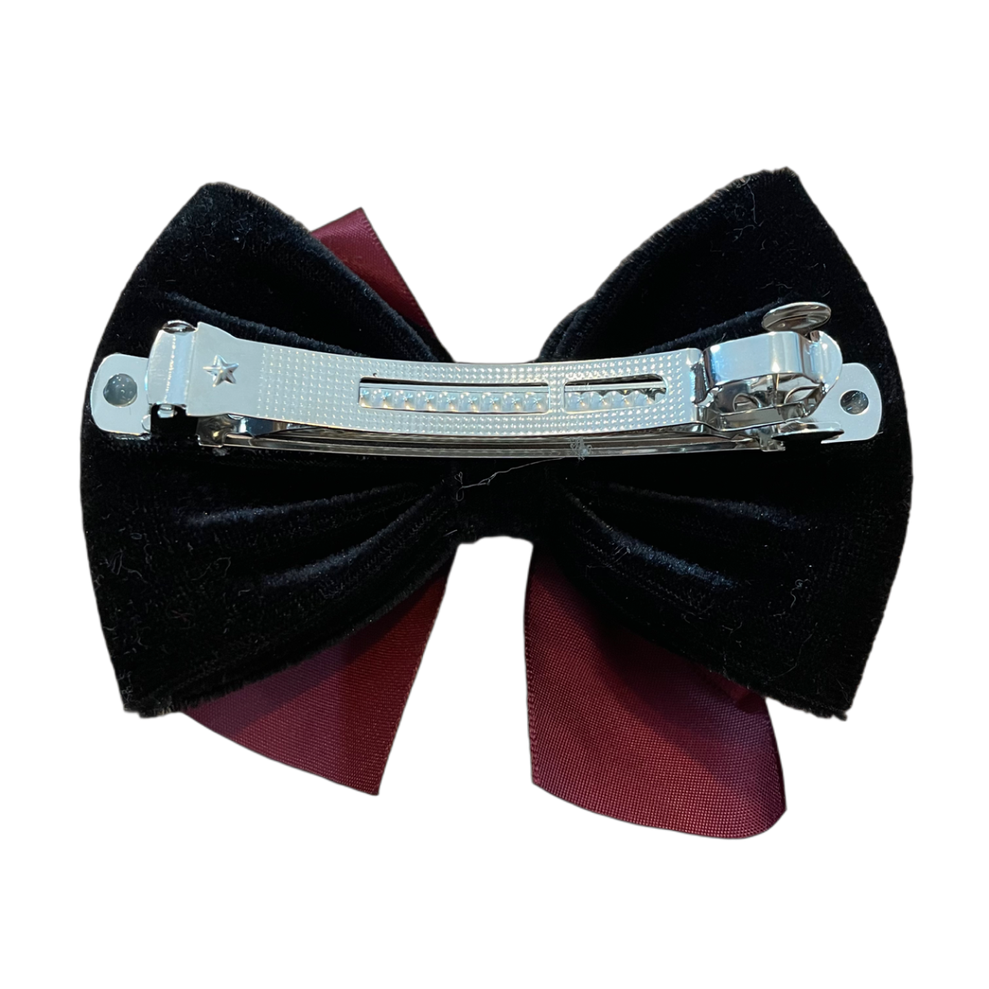 Soft Shine – edle Haarklammern mit Schleife, Samt & Glitzersteinen