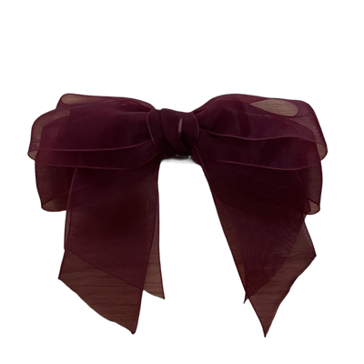 Romantic Organza – Haarklammer mit zarter Schleife