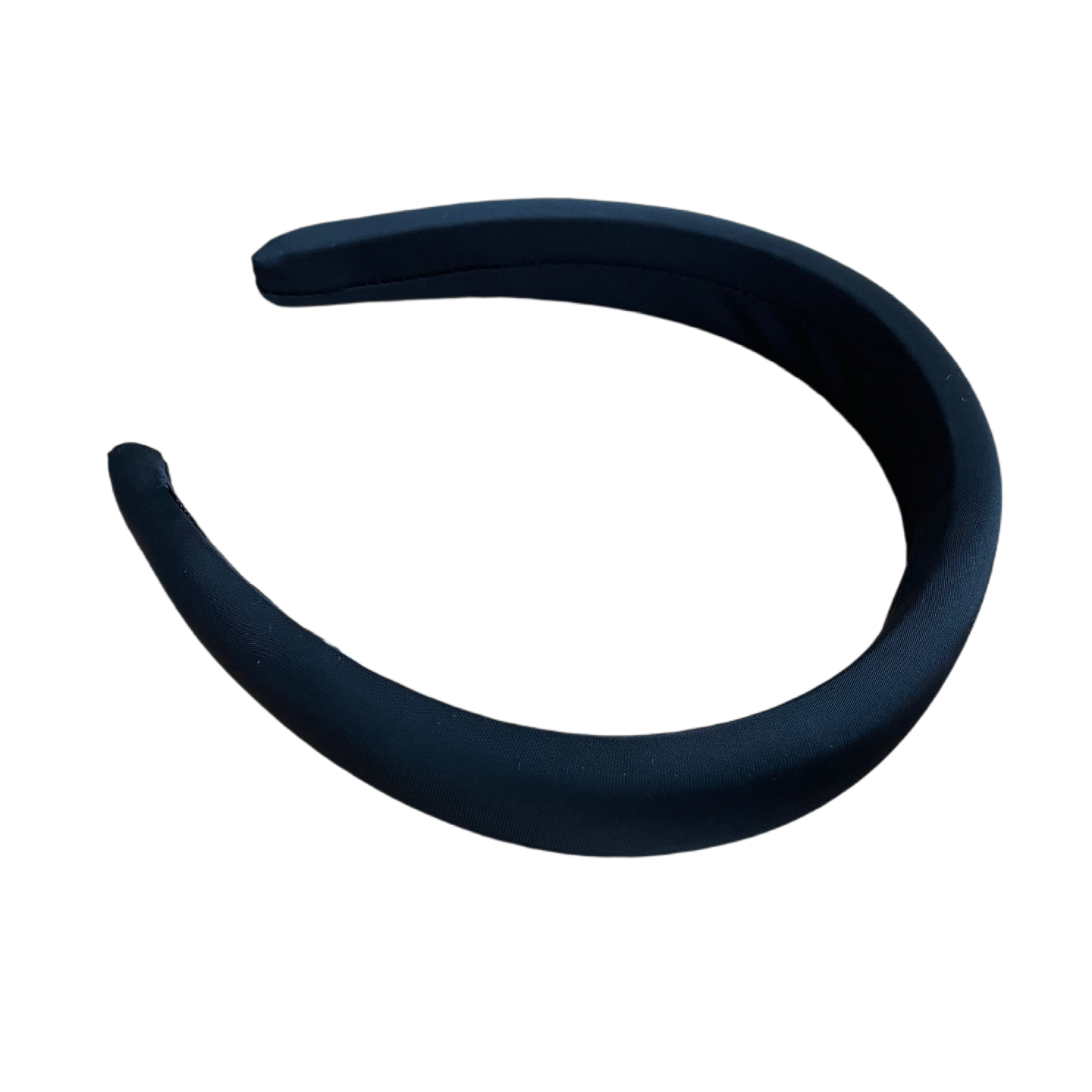 Black velvet headband with Christmas and Santa Claus motifs