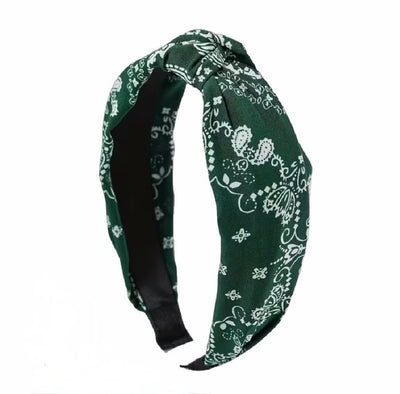 Swinging Style: Schlichter Rockabilly-Haarreif, zweifarbig, mit Knoten