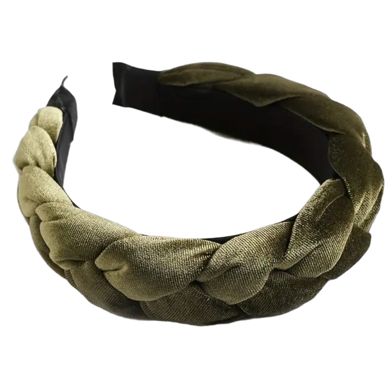 Bandeau en velours tressé