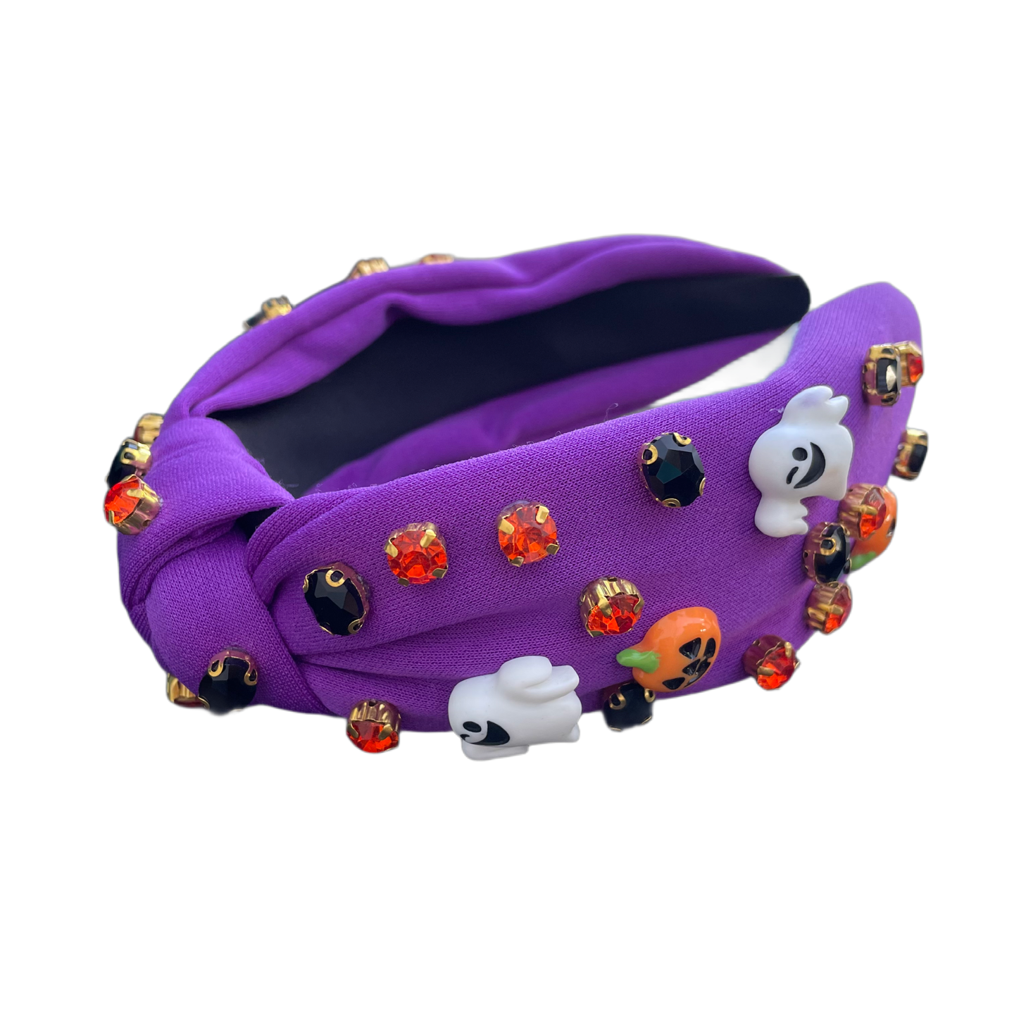 Verzaubert im Geisterschein: Violet Halloween Haarreif mit Strass und Spuk