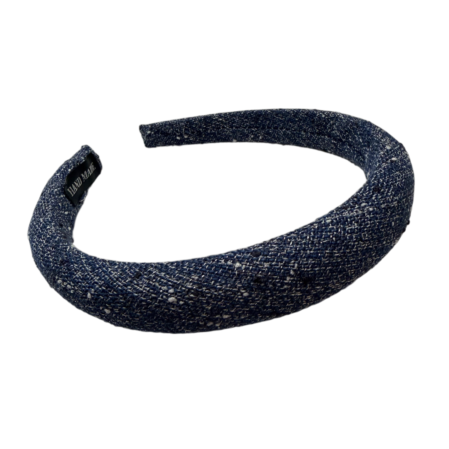 Bouclé Blue-Texturierter Reif für lässigen Chic