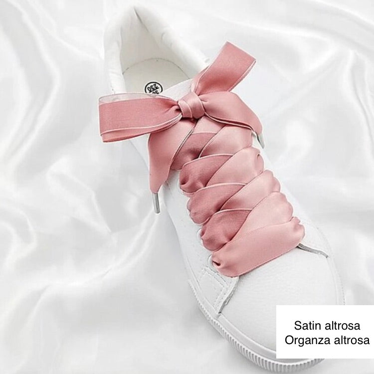 Schnürsenkel Satin/Organza 2cm Breit 80cm