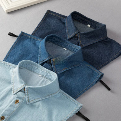 Blusenkragen Jeans