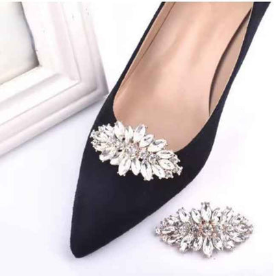 Clips für Pumps und Ballerinas gold/rotgold