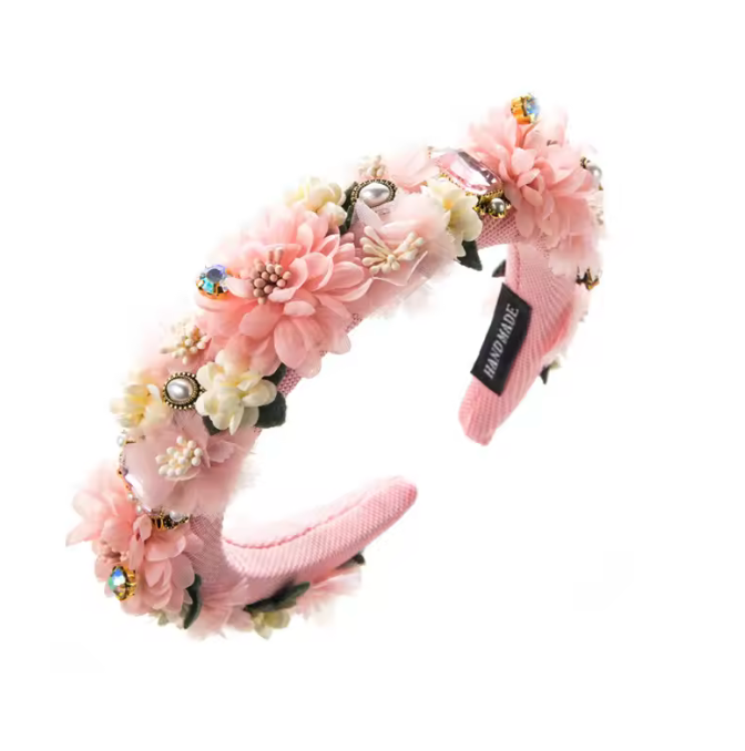braided satin headband