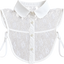 Lace Elegance – Blusenkragen aus feiner Spitze in Schwarz oder Off White