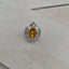 Shoe Accessory Rhinestones Square Gold