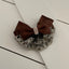 Hair clip with net satin/lace/stones/pearls