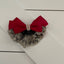 Hair clip with net satin/lace/stones/pearls