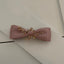 Hair clip with net satin branch rhinestones