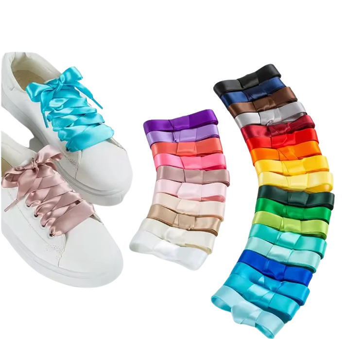 Satin Schnürsenkel 2cm breit 120cm