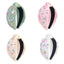 Easter Sparkle — Farbiger Perlen‑Haarreif mit Strass und Mittelknoten