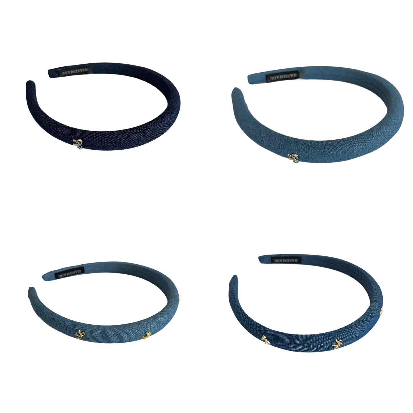 Sweet Denim – Haarreifen mit mini Schleifchen