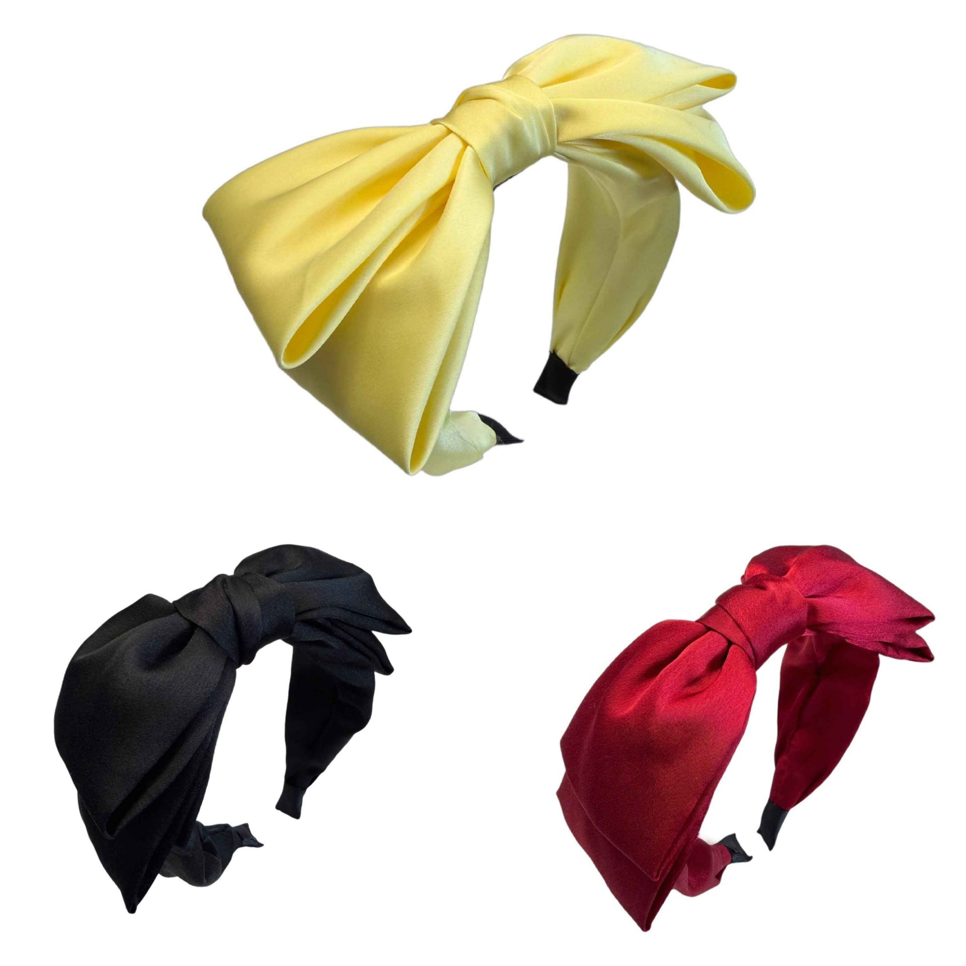 Retro‑Knoten — Statement‑Haarreif mit XXL‑Schleife