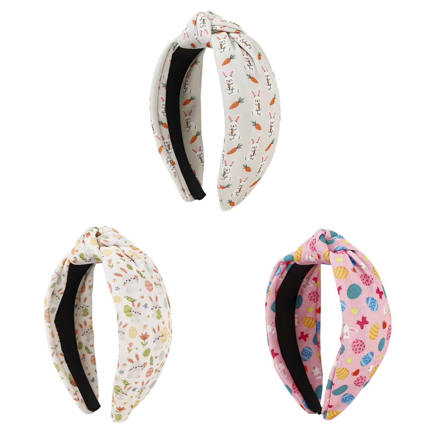 Hoppelzauber Minimal: Dezenter Haarreif mit Osterdruck und Knoten