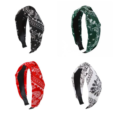 Swinging Style: Schlichter Rockabilly-Haarreif, zweifarbig, mit Knoten