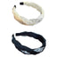Glamour Braid – Eleganter geflochtener Haarreifen mit Strass & Perlen