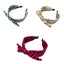 Rockabilly-Haarreif mit Karomuster und Schleife – stylisches Vintage-Accessoire im Pin-up-Look