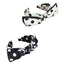 Black & White Dots – Eleganter Haarreifen mit grosser Schleife im Retro-Look