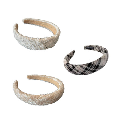 Zeitlos Schön – Klassische Haarreifen in Bouclé und Jersey