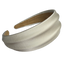 Satinwoge — Eleganter Haarreif in welliger Form