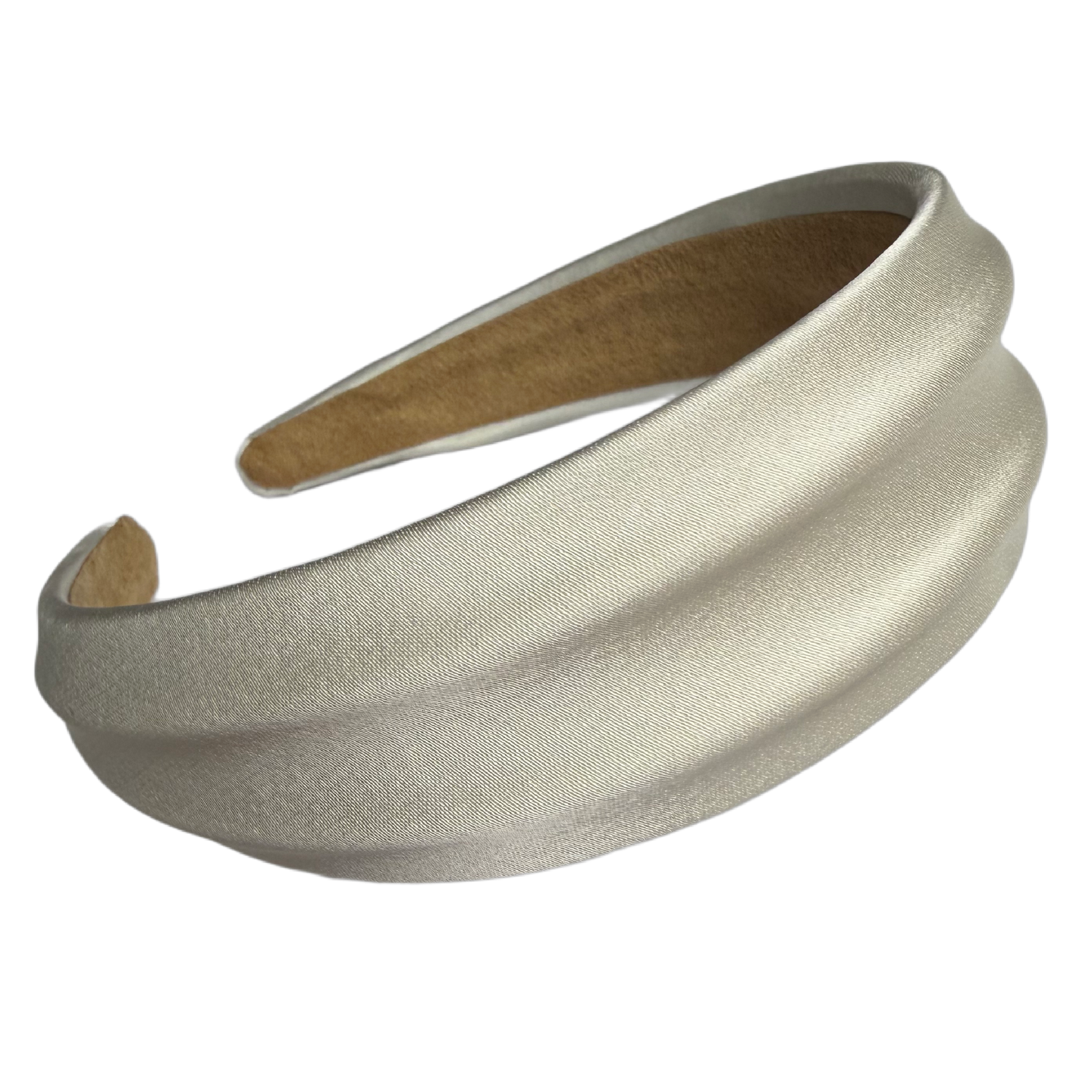 Satinwoge — Eleganter Haarreif in welliger Form
