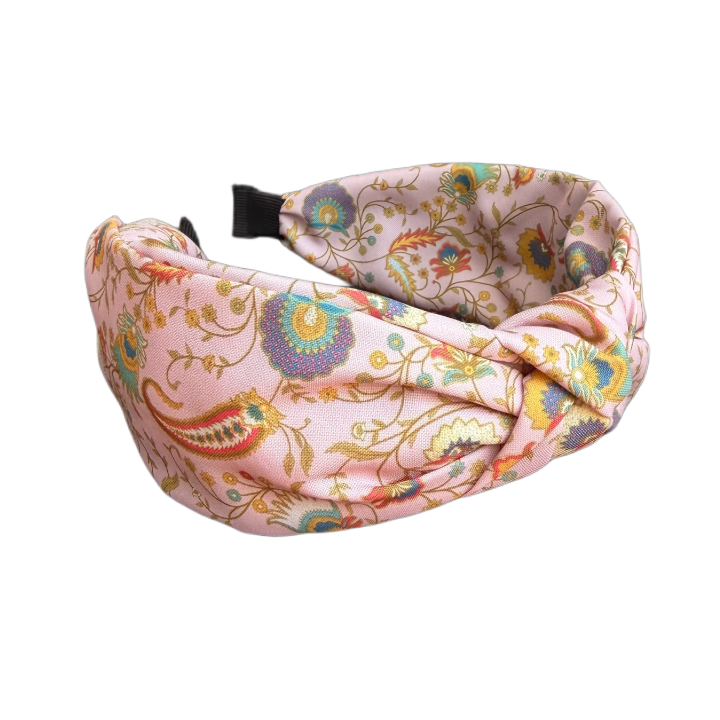 Schmaler Haarreifen mit Sommerlicher Haarreifen mit Muster & Knoten in der Mitte – Feminin, stilvoll und voller Lebensfreude Seitenschleife & zwei Perlen – Elegantes Statement-Accessoire (Kopie)