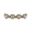 Boucles de décoration de chaussures dorées