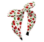 Kirsch- und Erdbeerkuss: Rockabilly‑Haarreif mit süßem Kirschen- und Erdbeerprint