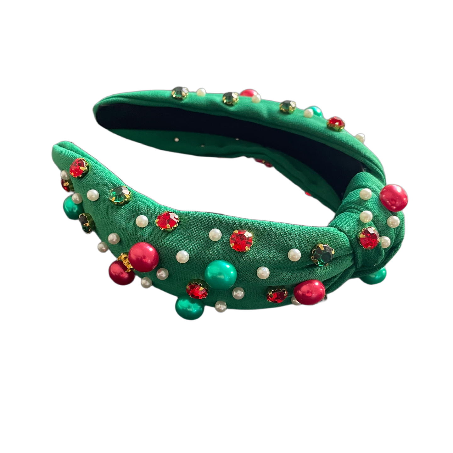 Candy Cane Christmas Haarreif mit Perlen & Strass