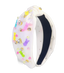 Hoppelglanz: Oster‑Haarreif mit bunten Perlen, Strass & Hasenmotiven