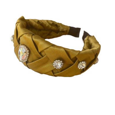 Bandeau avec pierres ocres incrustées
